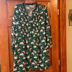 Stunning green floral dress